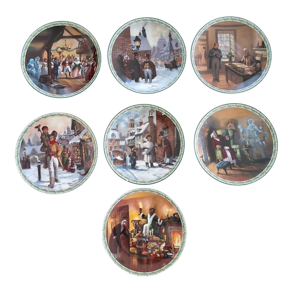 Vintage "A Christmas Carol" Limited Edition Collector Plates